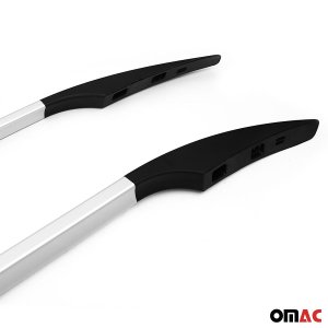 Porsche Cayenne Roof Rails - Omac - Solid (Screw) Alu - Gray - '03-'10